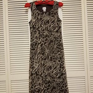 Dorby Brown Sleeveless Dress 12P